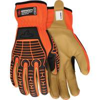 UltraTech Impact Gloves, Medium, Grain Leather Palm, Slip-On Cuff Groupe Belzile Dickner