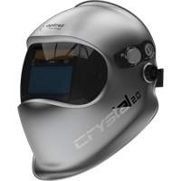 Crystal 2.0 Auto Darkening Welding Helmet, 3.94" L x 1.97" W View Area, 2/4 - 12 Shade Range, Silver SGP709 | Dickner Inc