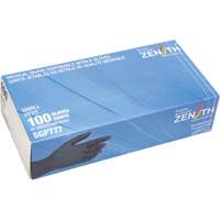 Puncture-Resistant Medical-Grade Disposable Gloves, Small, Nitrile, 5-mil, Powder-Free, Black, Class 2 Groupe Belzile Dickner