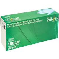 Puncture-Resistant Medical-Grade Disposable Gloves, X-Large, Nitrile, 3.5-mil, Powder-Free, Blue, Class 2 Groupe Belzile Dickner