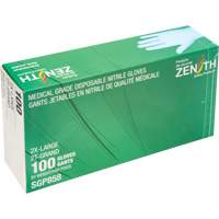 Puncture-Resistant Medical-Grade Disposable Gloves, 2X-Large, Nitrile, 3.5-mil, Powder-Free, Blue, Class 2 Groupe Belzile Dickner