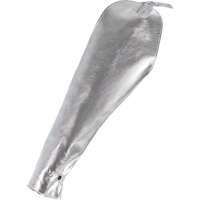 Welder's Heat Resistant Sleeves, 18", Aluminized Kevlar&reg;, Silver Groupe Belzile Dickner