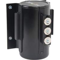 Wall Mount Barrier with Magnetic Tape, Steel, Screw Mount, 12', Black Tape Groupe Belzile Dickner