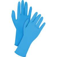 Disposable Gloves, X-Large, Latex, 14-mil, Powder-Free, Blue Groupe Belzile Dickner
