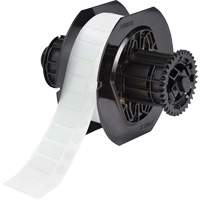 &eacute;tiquettes pour laboratoire et couvercles de flacon r&eacute;sistant aux produits chimiques de s&eacute;rie B33, Polyester, 1" lo x 0,5" h, Blanc Groupe Belzile Dickner