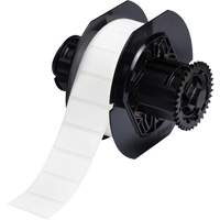 &eacute;tiquettes en tissu avec rev&ecirc;tement en polyamide B33, Nylon, 1,5" lo x 0,75" h, Blanc Groupe Belzile Dickner