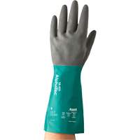 Gants r&eacute;sistants aux produits chimiques AlphaTec s&eacute;rie 58-435, Taille 7, 15" lo, Nitrile, Doublure en Coton/Ouat&eacute;e, 10 mils Groupe Belzile Dickner