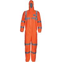 Combinaison haute visibilit&eacute; avec capuchon, Petit, Orange, Tyvek 500 Groupe Belzile Dickner