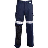 All-Season High Visibility Ventilated Pants, Poly-Cotton, 26, Navy Blue Groupe Belzile Dickner