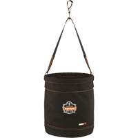 Arsenal&reg; 5970 Swiveling Hook Hoist Bucket, Nylon, 12.5" Dia. x 15" H, 100 lbs. Load Rating Groupe Belzile Dickner