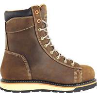 Bottes de travail pour monteur, Cuir, Embout Acier, Taille 7, Imperm&eacute;able Groupe Belzile Dickner
