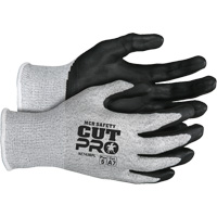 Safety Cut Pro Cut Resistant Gloves, Size Large, 13 Gauge, Bi-Polymer Coated, HPPE Shell, ASTM ANSI Level A7 Groupe Belzile Dickner
