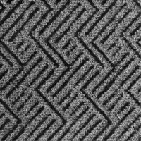 Triathlon Performance Entrance Mats, Wiper/Scraper, 6' x 10' x 7/16", Charcoal Groupe Belzile Dickner