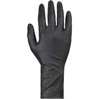 Gants jetables KeepKleen, Grand, Nitrile, 8 mils, Sans poudre, Noir Groupe Belzile Dickner