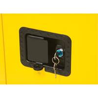 Flammable Storage Cabinet, 12 gal., 1 Door, 23" W x 35" H x 18" D Groupe Belzile Dickner