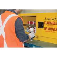 Flammable Storage Cabinet, 12 gal., 2 Door, 43" W x 18" H x 18" D Groupe Belzile Dickner