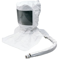 Assemblage de cagoule de rechange Tyvek sans besoin d'entretien avec suspension, Universel, Coiffe souple, Bavette Simple Groupe Belzile Dickner