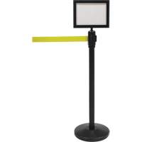 Sign Frame for Crowd Control Post, Black Groupe Belzile Dickner