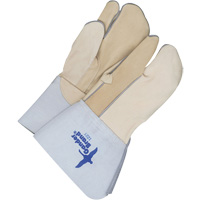 One-Finger Leather Mitts, Grain Cowhide, Size 9 Groupe Belzile Dickner