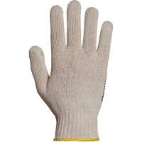 Gant en tricot avec pois de PVC Sure Grip, Poly/coton, Un c&ocirc;t&eacute;, Calibre 7, T-petit Groupe Belzile Dickner
