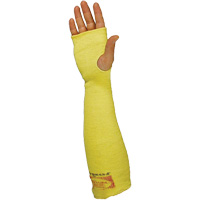 Sleeves with Thumb Hole, Kevlar<sup>®</sup>, 22", ANSI/ISEA 105 Level 3/EN 388 Level 3, Yellow SGV442 | Dickner Inc