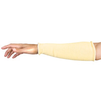 Contender Cut-Resistant Composite-Knit Sleeves, Aramid, 18", ASTM ANSI Level A5, Yellow Groupe Belzile Dickner