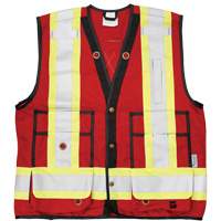 Open Road&reg; Surveyor Vest, Red, Large, Polyester Groupe Belzile Dickner