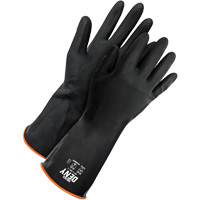 Deny Chemical Resistant Gloves, Size 9, 12" L, Rubber Latex, Flock-Lined Inner Lining, Winter Weight Groupe Belzile Dickner