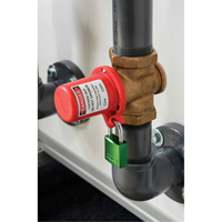 Drinking Fountain Safety Cover & Plug Valve Lockout, Valve/Water Tap Kit Groupe Belzile Dickner