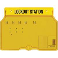Trilingual Covered Lock Station, None Padlocks, 4 Padlock Capacity, Padlocks Not Included Groupe Belzile Dickner