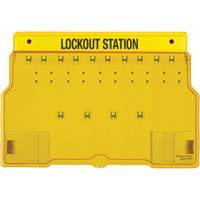 Trilingual Covered Lock Station, None Padlocks, 10 Padlock Capacity, Padlocks Not Included Groupe Belzile Dickner