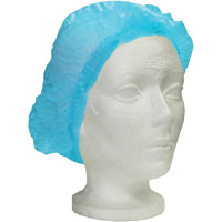Bonnet bouffant pliss&eacute; Ronco Care, Polypropyl&egrave;ne, 24", Bleu Groupe Belzile Dickner