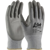 Gants r&eacute;sistants aux coupures G-Tek PolyKor, Taille Petit, Calibre 13, Rev&ecirc;tement Polyur&eacute;thane, Enveloppe en Poly&eacute;thyl&egrave;ne, ASTM ANSI niveau A4/EN 388 niveau 5/EN 388 niveau D Groupe Belzile Dickner