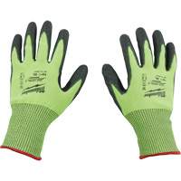 Gants &agrave; haute visibilit&eacute; enduits par trempage, Taille Petit, Calibre 15, Rev&ecirc;tement Polyur&eacute;thane, Enveloppe en Poly&eacute;thyl&egrave;ne, ASTM ANSI niveau A5 Groupe Belzile Dickner