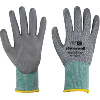 WorkEasy Cut Protective Gloves, Size 6/X-Small, 13 Gauge, Polyurethane Coated, HPPE/Glass Fibre Shell, ASTM ANSI Level A3/EN 388 Level C Groupe Belzile Dickner
