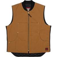 WV04 Moto Vest, Men's, Small, Brown Groupe Belzile Dickner