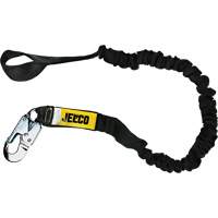 Arc Flash Shock Absorbing Lanyard, 6', Locking Snap Hook Center, Choke-Off Loop Leg Ends, Nylon Groupe Belzile Dickner