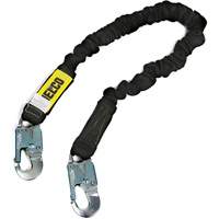 Arc Flash Lanyard, 6', Locking Snap Hook Center, Locking Snap Hook Leg Ends, Nylon Groupe Belzile Dickner