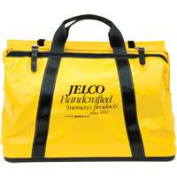 Vinyl Coated Drag Bag, Nylon, Black/Yellow Groupe Belzile Dickner