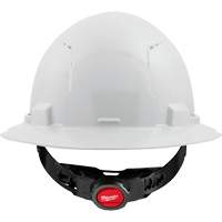 Full Brim Hardhat with 4-Point Suspension System, Ratchet Suspension, ANSI Type I/CSA Type 1 Groupe Belzile Dickner