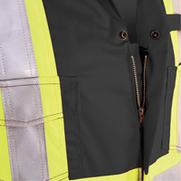 7702BK FR-Tech&reg; 88/12 FR Arc Rated Coveralls, Size 36, Black, 9.7 cal/cm² Groupe Belzile Dickner