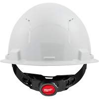 Casque de s&eacute;curit&eacute; &agrave; bordure avant, R&eacute;pond aux normes CSA type 1, Suspension Rochet, Ventil&eacute; Groupe Belzile Dickner