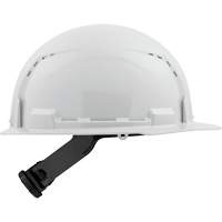 Casque de s&eacute;curit&eacute; &agrave; bordure avant, R&eacute;pond aux normes CSA type 1, Suspension Rochet, Ventil&eacute; Groupe Belzile Dickner