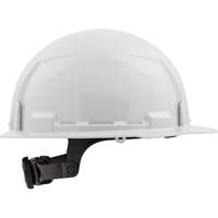 Casque de s&eacute;curit&eacute; &agrave; bordure avant, R&eacute;pond aux normes CSA type 1, Suspension Rochet, Non ventil&eacute; Groupe Belzile Dickner