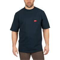 Heavy-Duty Pocket T-Shirt, Men's, Small, Blue Groupe Belzile Dickner