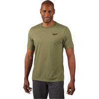Hybrid Work Tee Shirt, Men's, Small, Green Groupe Belzile Dickner