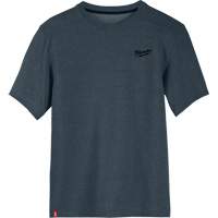Hybrid Work Tee Shirt, Men's, Small, Blue Groupe Belzile Dickner