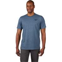 Hybrid Work Tee Shirt, Men's, Small, Blue Groupe Belzile Dickner