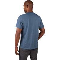 Hybrid Work Tee Shirt, Men's, Small, Blue Groupe Belzile Dickner