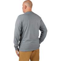 Hybrid Work Tee Shirt, Men's, Small, Grey Groupe Belzile Dickner